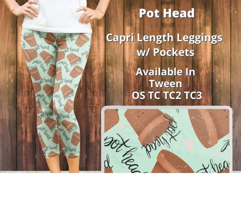 Pot 420 Head Capri Capris