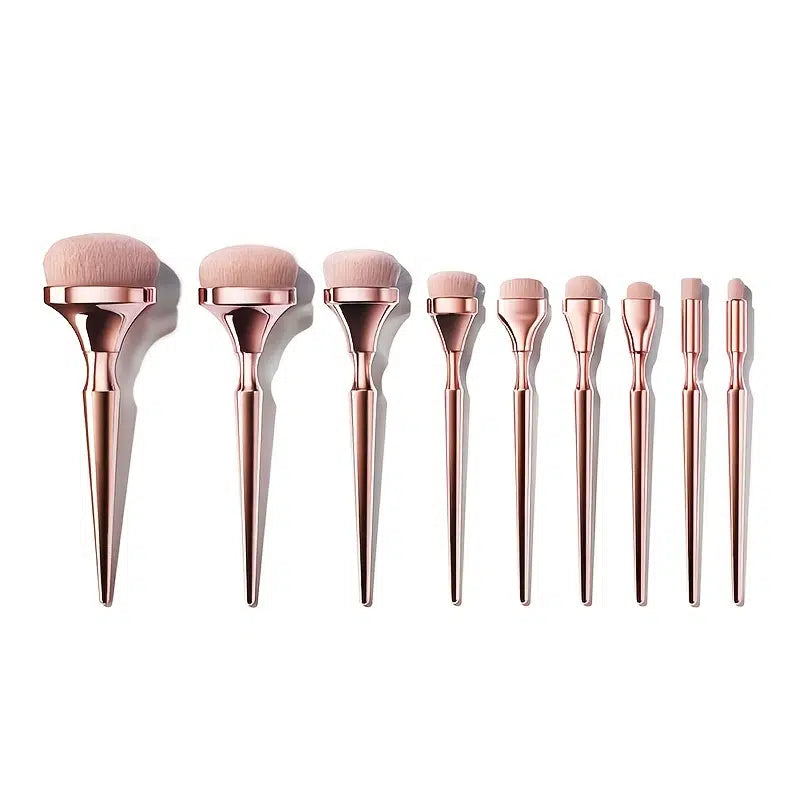 9 Piece Makeup Brush Set