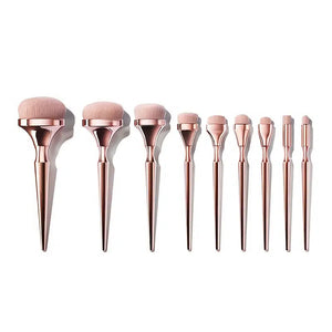 9 Piece Makeup Brush Set