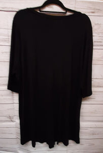 PSFU Classic Black V Neck T Shirt