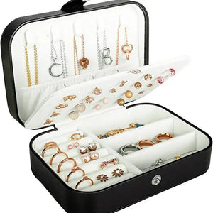 Large Black Travel Jewlery Case Box