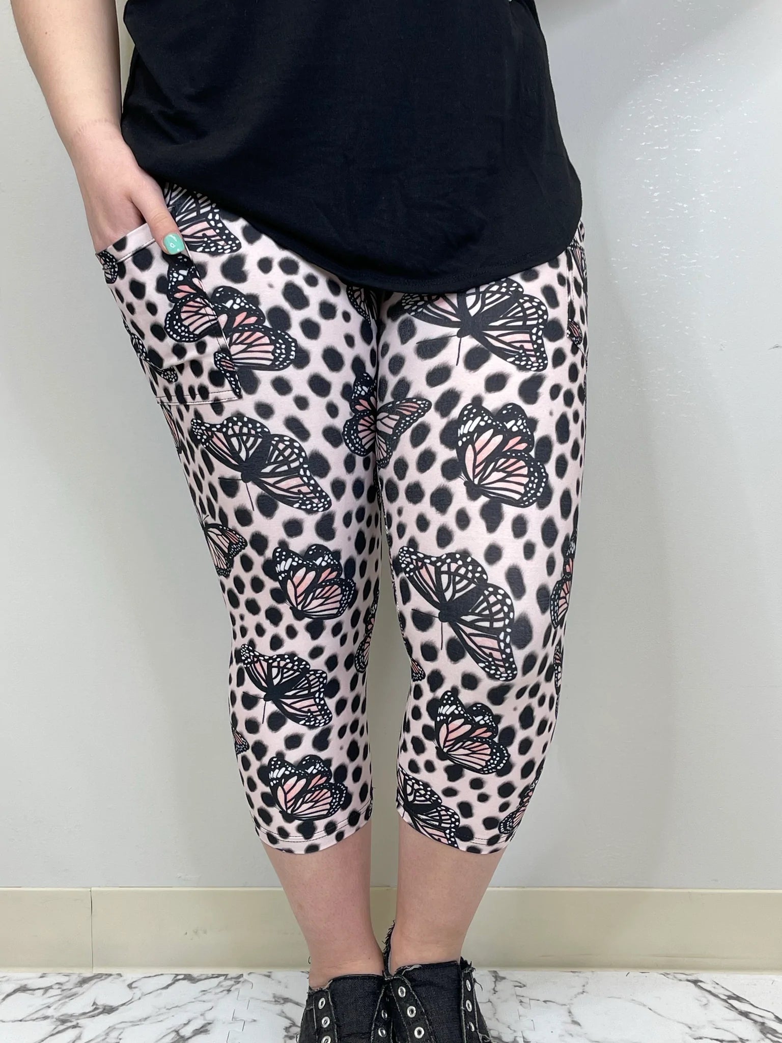 Butterfly Capri Legging