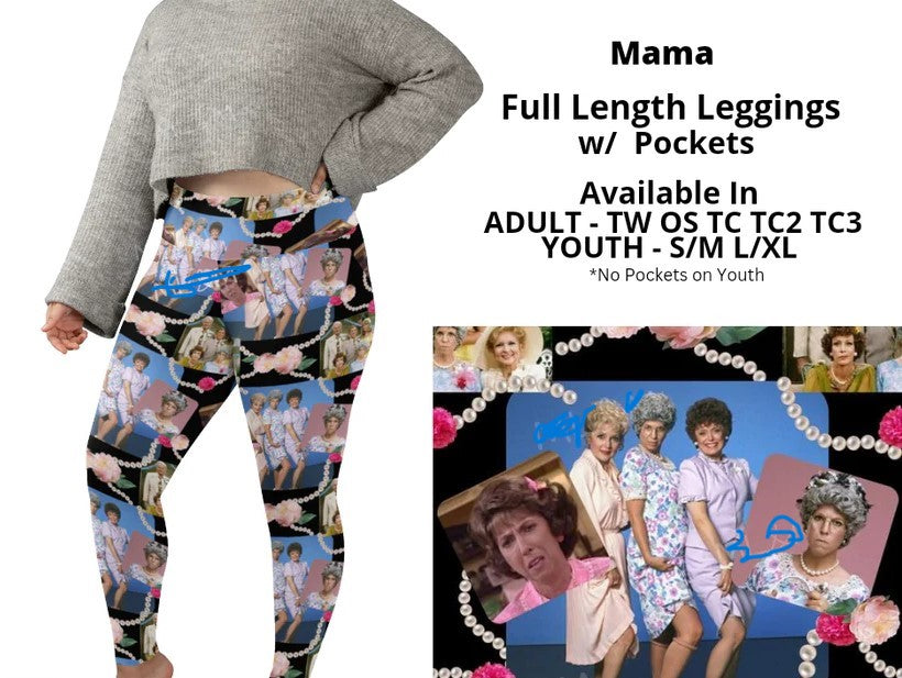Ma's Family Full Length Leggings w Pockets