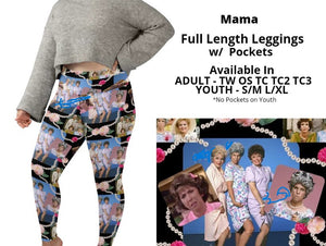 Ma's Family Full Length Leggings w Pockets