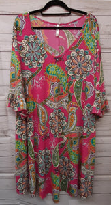 PSFU Pink Paisley Dress