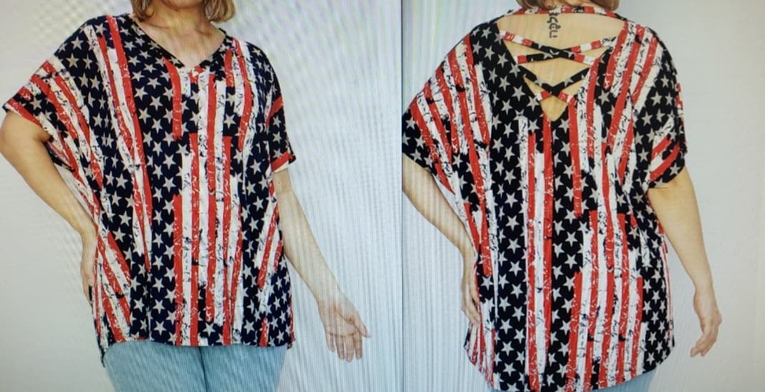 PSFU USA Tops